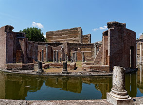 Il Teatro Marittimo di Villa Adriana.
