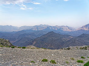 Panorama dal Passo di Hat a 1900m. Di quota.