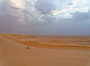 &ldquo;Silente solitudo&ldquo; (Wahiba Sands).