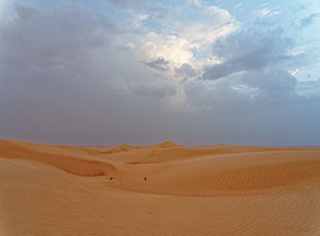 &ldquo;Silente solitudo&ldquo; (Wahiba Sands).