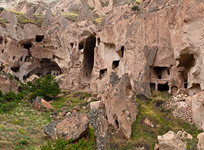 Scorcio della Valle 3 a Zelve.